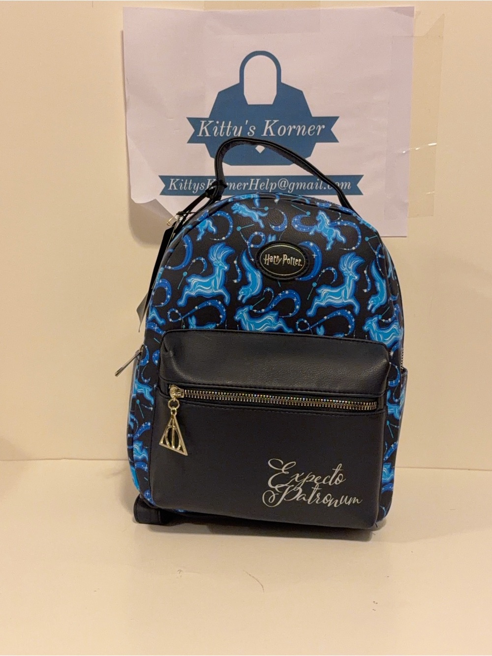 NWT Harry Potter Expecto Patronum Backpack Hogwarts School Bag